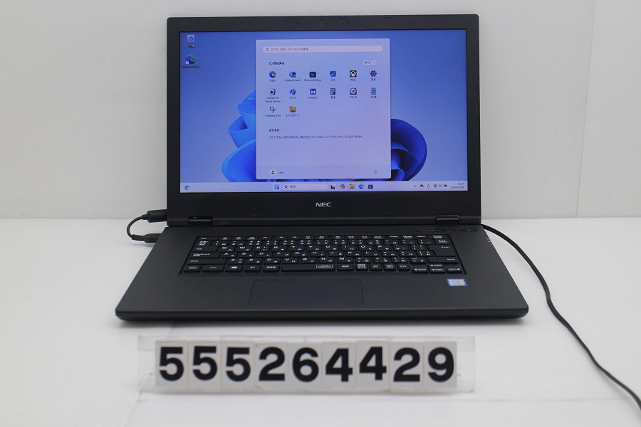 【ジャンク品】NEC パソコン-VKM16XZG5 Core i5 8365U 1.6GHz/8GB/128GB(SSD)/15.6W/FWXGA(1366x768)/Win11 乾電池完膚なきまで疲労困憊【中古】【20260602】