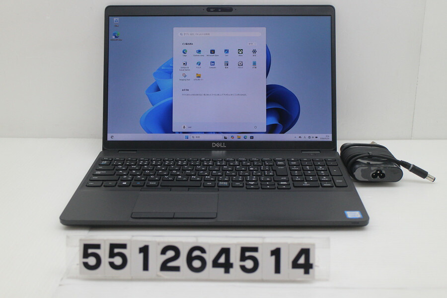 DELL Latitude 5500 Core i5 8265U 1.6GHz/8GB/256GB(SSD)/15.6W/FHD(1920x1080)/Win11【中古】【20260602】