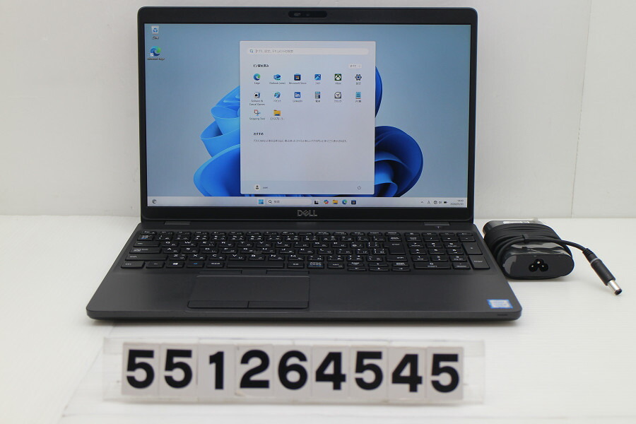 DELL Latitude 5500 Core i5 8265U 1.6GHz/8GB/256GB(SSD)/15.6W/FHD(1920x1080)/Win11【中古】【20260602】