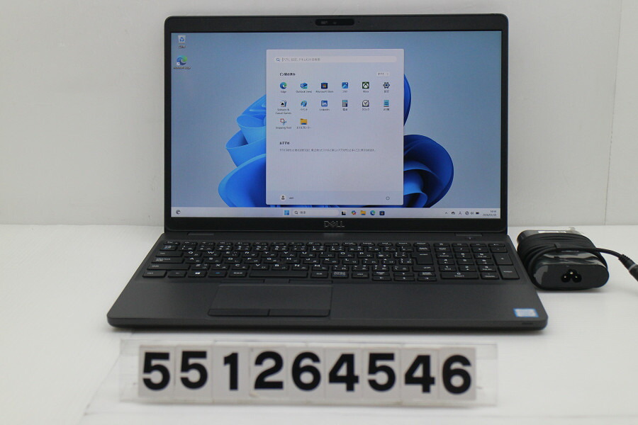 DELL Latitude 5500 Core i5 8265U 1.6GHz/8GB/256GB(SSD)/15.6W/FHD(1920x1080)/Win11【中古】【20260602】
