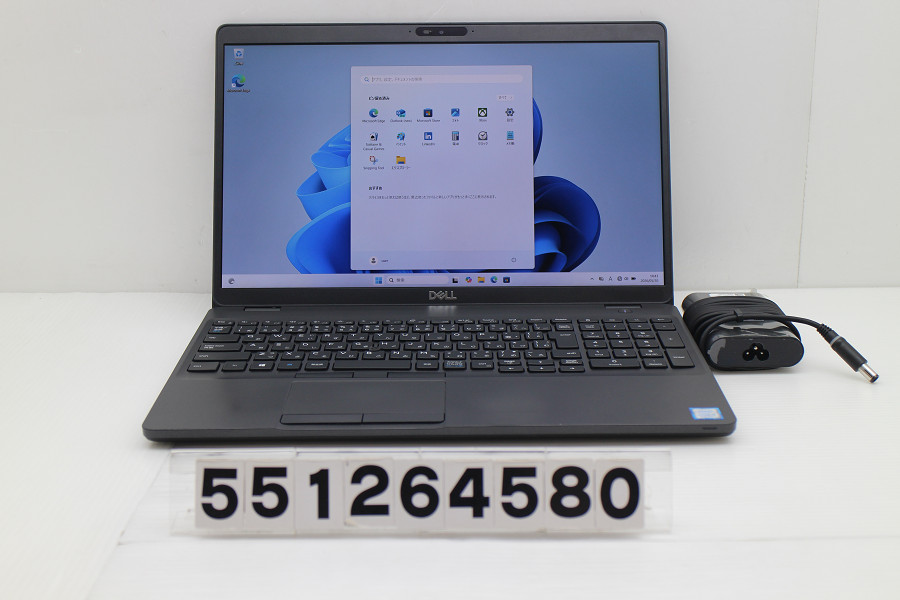DELL Latitude 5500 Core i5 8265U 1.6GHz/8GB/256GB(SSD)/15.6W/FHD(1920x1080)/Win11【中古】【20260602】