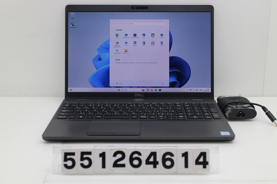 DELL Latitude 5500 Core i5 8265U 1.6GHz/8GB/256GB(SSD)/15.6W/FHD(1920x1080)/Win11【中古】【20260602】