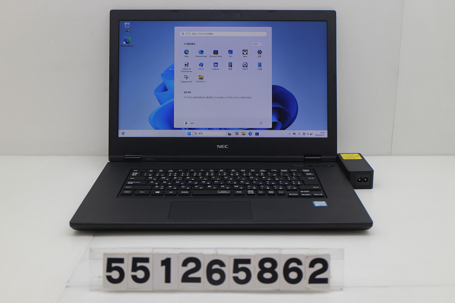 NEC パソコン-VKT16XZG5 Core i5 8265U 1.6GHz/8GB/128GB(SSD)/Multi/15.6W/FWXGA(1366x768)/Win11【中古】【20260602】