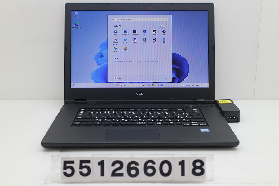 NEC パソコン-VKT16XZG5 Core i5 8265U 1.6GHz/8GB/128GB(SSD)/Multi/15.6W/FWXGA(1366x768)/Win11【中古】【20260602】