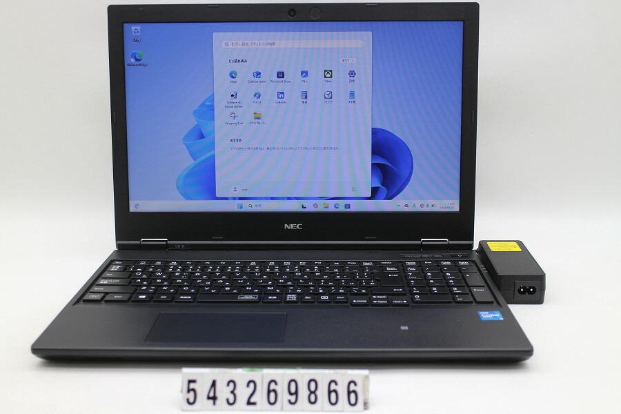 NEC パソコン-VKM44DZFB Core i5 1145G7 2.6GHz/8GB/256GB(SSD)/15.6W/FWXGA(1366x768)/Win11【中古】【20260604】