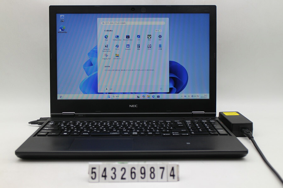 NEC パソコン-VKM44DZFB Core i5 1145G7 2.6GHz/8GB/256GB(SSD)/15.6W/FWXGA(1366x768)/Win11【中古】【20260604】