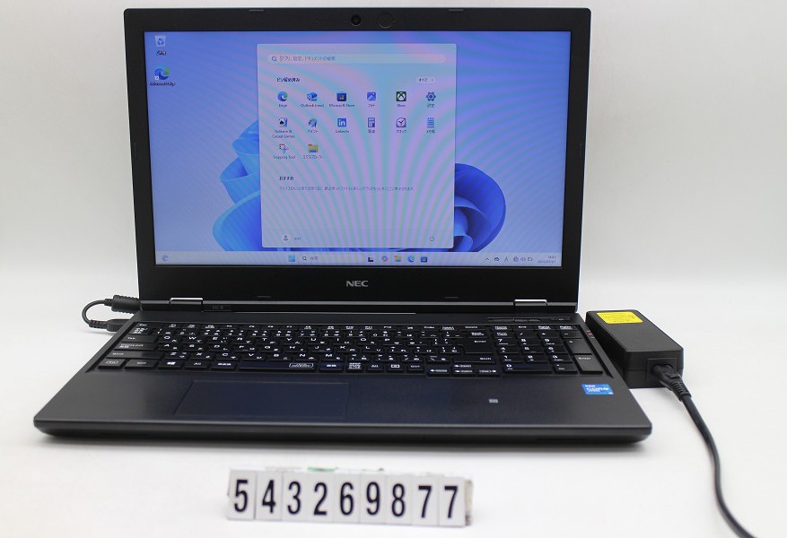 NEC パソコン-VKM44DZFB Core i5 1145G7 2.6GHz/8GB/256GB(SSD)/15.6W/FWXGA(1366x768)/Win11【中古】【20260604】