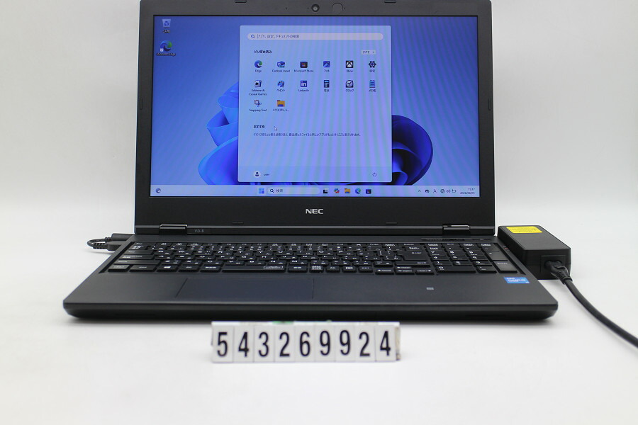 NEC パソコン-VKM44DZFB Core i5 1145G7 2.6GHz/8GB/256GB(SSD)/15.6W/FWXGA(1366x768)/Win11【中古】【20260604】