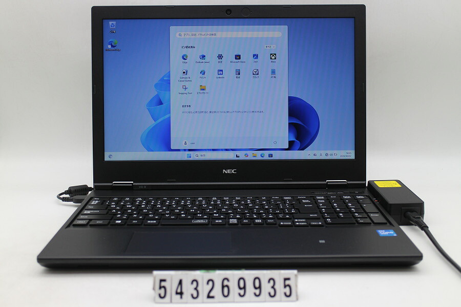 NEC パソコン-VKM44DZFB Core i5 1145G7 2.6GHz/8GB/256GB(SSD)/15.6W/FWXGA(1366x768)/Win11【中古】【20260604】