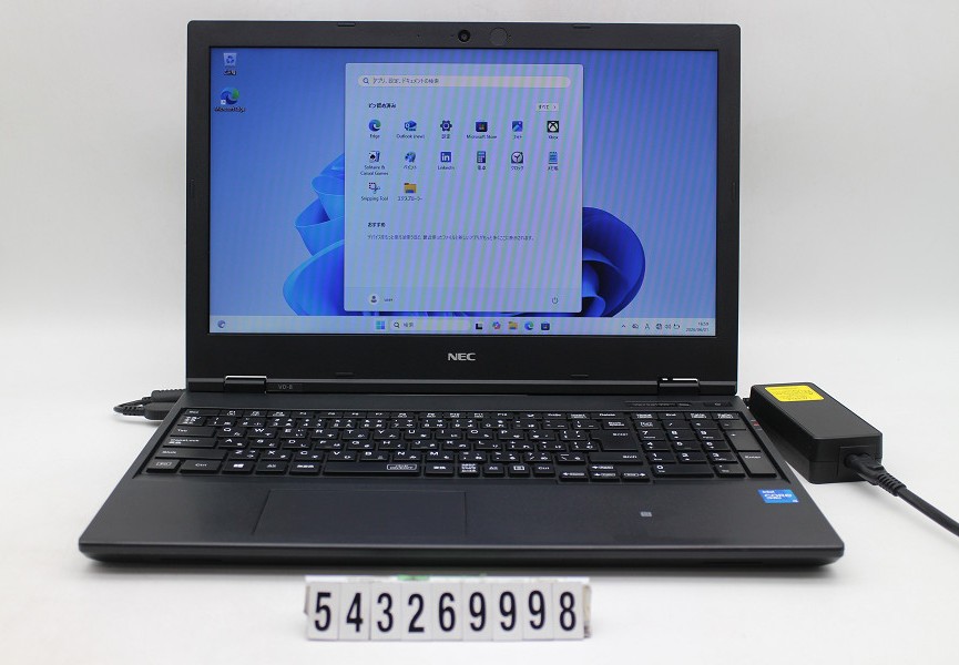 NEC パソコン-VKM44DZFB Core i5 1145G7 2.6GHz/8GB/256GB(SSD)/15.6W/FWXGA(1366x768)/Win11【中古】【20260604】