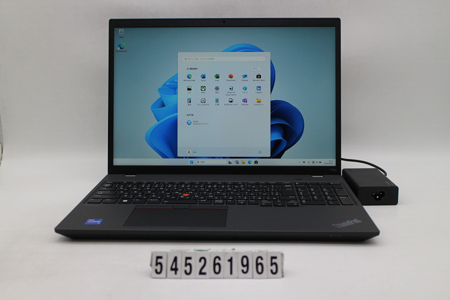 Lenovo ThinkPad P16s Gen1 Core i7 1260P 2.1GHz/16GB/512GB(SSD)/16W/WUXGA(1920x1200)/Win11/NVIDIA T550 Laptop GPU【中古】【20260604】