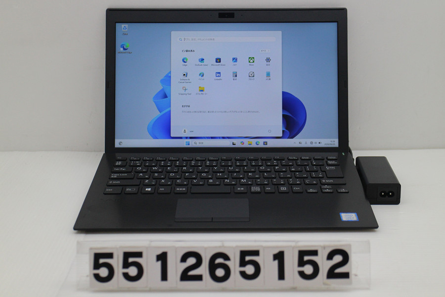 VAIO VJPG11C12N Core i5 8250U 1.6GHz/8GB/256GB(SSD)/13.3W/FHD(1920x1080)/Win11【中古】【20260610】