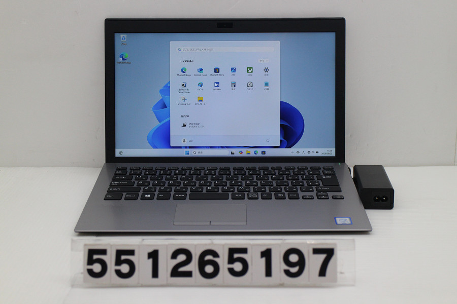 VAIO VJPG11C12N Core i5 8250U 1.6GHz/8GB/256GB(SSD)/13.3W/FHD(1920x1080)/Win11【中古】【20260610】