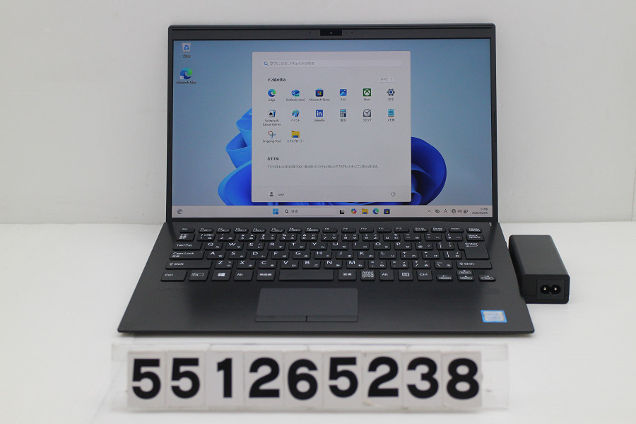 VAIO VJPK11C12N Core i5 8265U 1.6GHz/8GB/256GB(SSD)/14W/FHD(1920x1080)/Win11【中古】【20260610】