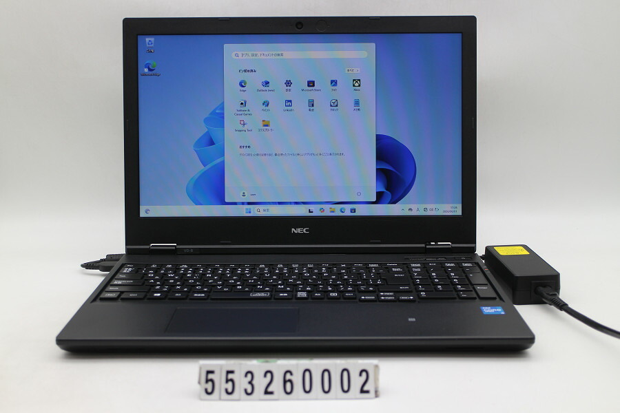 NEC パソコン-VKM44DZFB Core i5 1145G7 2.6GHz/8GB/256GB(SSD)/15.6W/FWXGA(1366x768)/Win11【中古】【20260604】