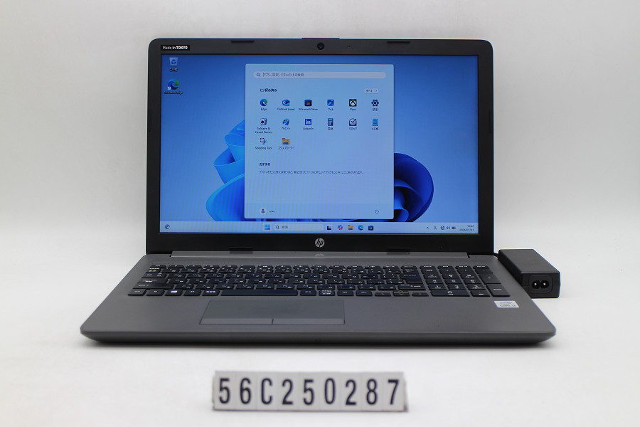 hp 250 G7 Core i3 1005G1 1.2GHz/8GB/128GB(SSD)/Multi/15.6W/FWXGA(1366x768)/Win11【中古】【20260703】|TCEダイレクト店