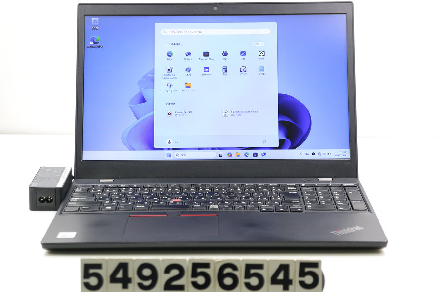 Lenovo ThinkPad L15 Gen1 Core i5 10210U 1.6GHz/8GB/256GB(SSD)/15.6W/FWXGA(1366x768)/Win11 キー文字消えあり【中古】【20260306】