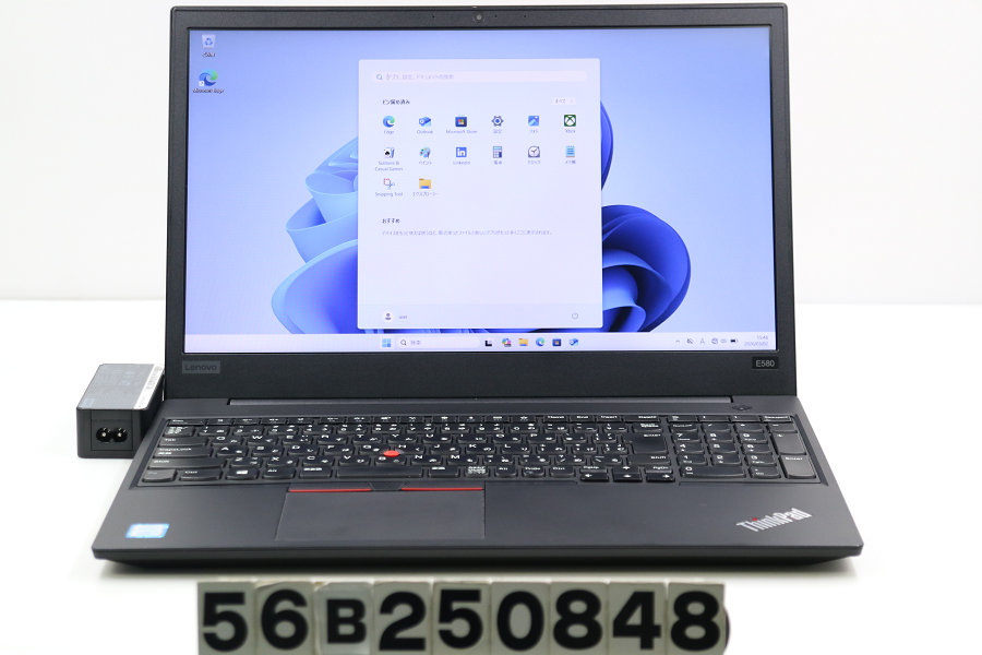 Lenovo ThinkPad E580 Core i5 8250U 1.6GHz/8GB/256GB(SSD)/15.6W/FHD(1920x1080)/Win11【中古】【20260304】