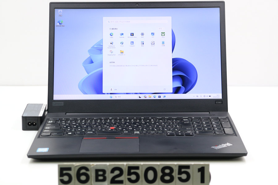 Lenovo ThinkPad E580 Core i5 8250U 1.6GHz/8GB/256GB(SSD)/15.6W/FHD(1920x1080)/Win11 トラックポイント不良【中古】【20260304】 16,275円