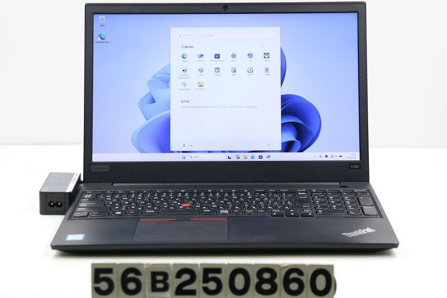 Lenovo ThinkPad E580 Core i5 8250U 1.6GHz/8GB/256GB(SSD)/15.6W/FHD(1920x1080)/Win11【中古】【20260304】