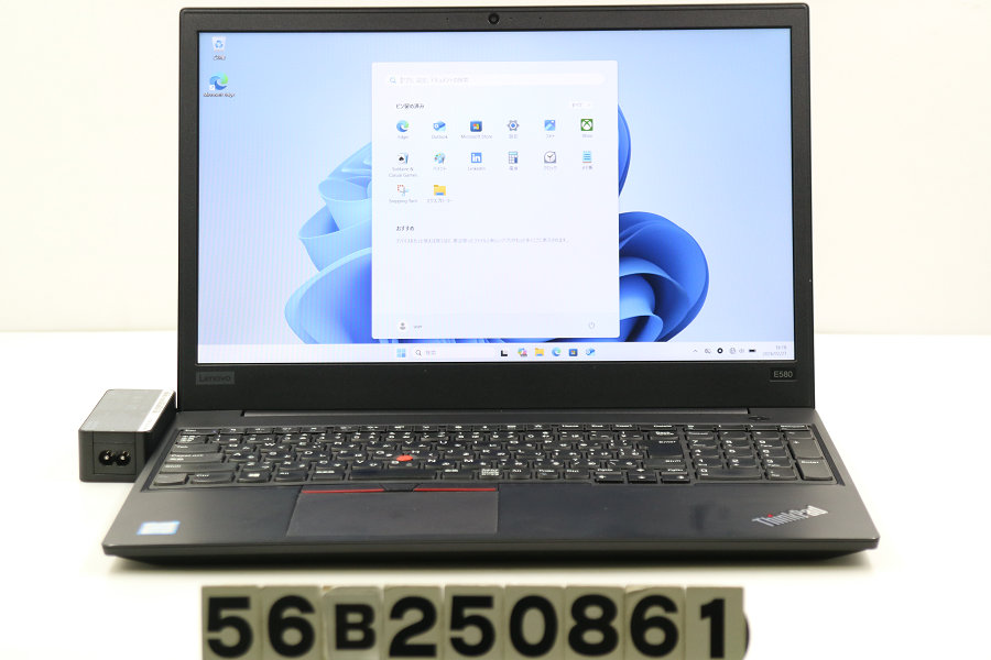 Lenovo ThinkPad E580 Core i5 8250U 1.6GHz/8GB/256GB(SSD)/15.6W/FHD(1920x1080)/Win11【中古】【20260304】 24,010円