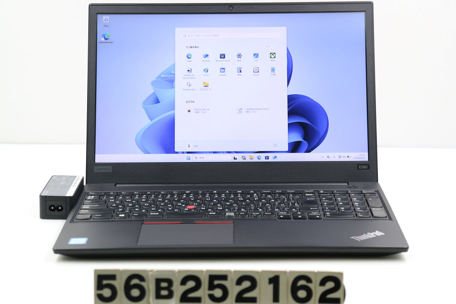 Lenovo ThinkPad E580 Core i5 8250U 1.6GHz/8GB/256GB(SSD)/15.6W/FHD(1920x1080)/Win11【中古】【20260226】
