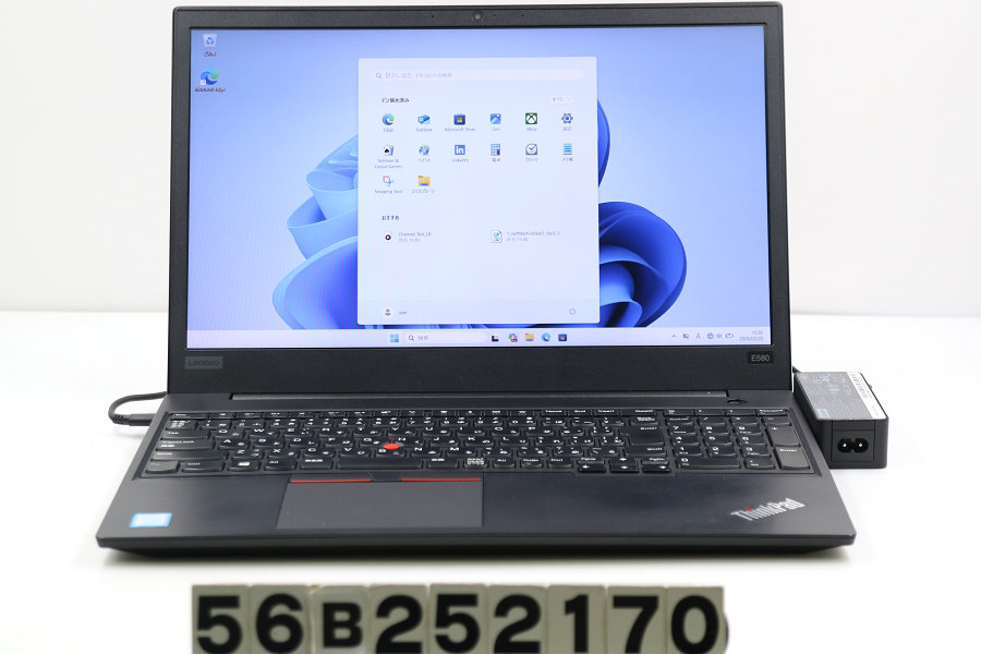 Lenovo ThinkPad E580 Core i5 8250U 1.6GHz/8GB/256GB(SSD)/15.6W/FHD(1920x1080)/Win11【中古】【20260226】