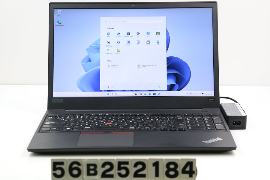 Lenovo ThinkPad E580 Core i5 8250U 1.6GHz/8GB/256GB(SSD)/15.6W/FHD(1920x1080)/Win11【中古】【20260226】