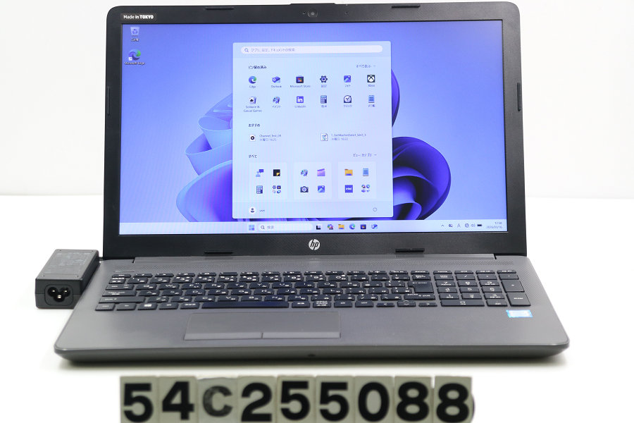 hp 250 G7 Core i5 8265U 1.6GHz/8GB/256GB(SSD)/Multi/15.6W/FHD(1920x1080)/Win11【中古】【20260318】
