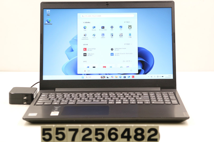 Lenovo IdeaPad L340-15IWL Core i3 8145U 2.1GHz/8GB/256GB(SSD)+1TB/Multi/15.6W/FWXGA(1366x768)/Win11【中古】【20260402】