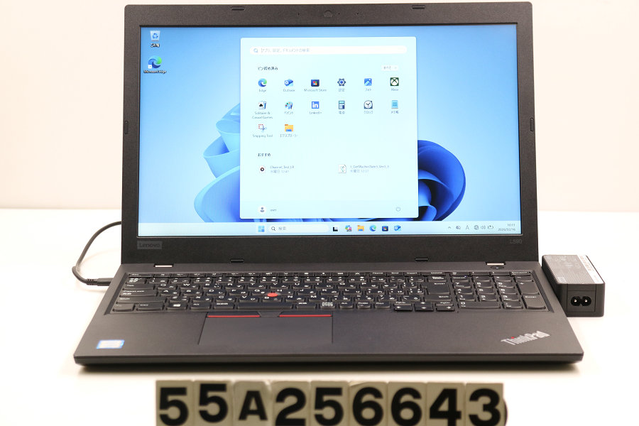 Lenovo ThinkPad L590 Core i5 8265U 1.6GHz/8GB/256GB(SSD)/15.6W/FWXGA(1366x768)/Win11【中古】【20260219】
