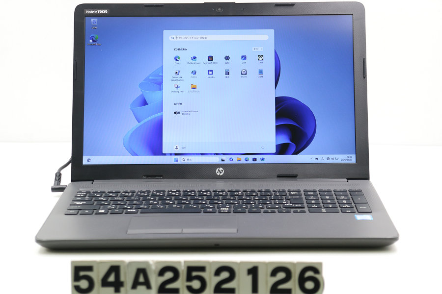 hp 250 G7 Core i5 8265U 1.6GHz/8GB/256GB(SSD)/Multi/15.6W/FHD(1920x1080)/Win11 バッテリ劣化【中古】【20260325】