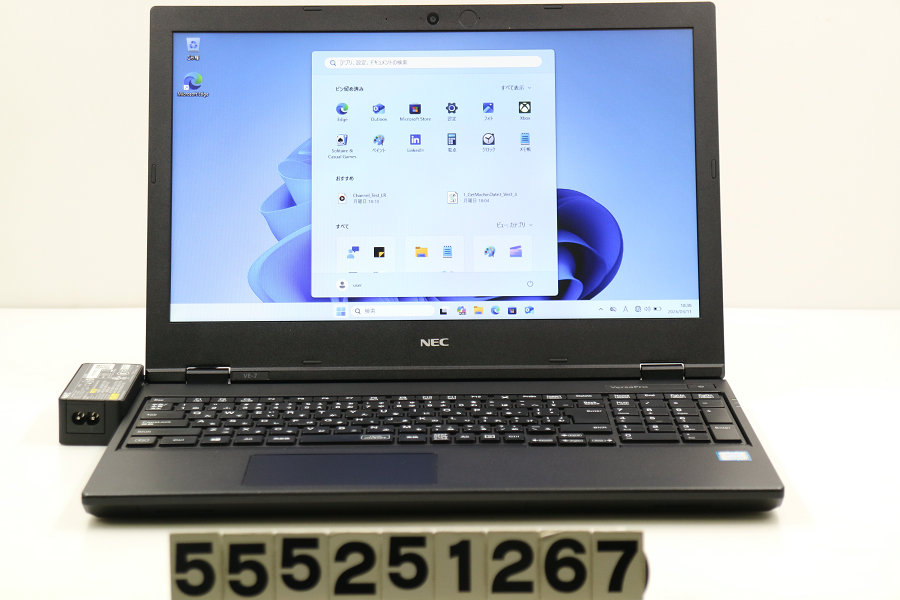 【ジャンク品】NEC PC-VKT16EZG7 Core i5 8265U 1.6GHz/8GB/128GB(SSD)/DVD/15.6W/FWXGA(1366x768)/Win11【中古】【20260318】
