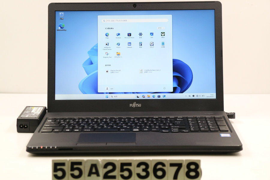 富士通 LIFEBOOK A359/BX Core i3 8130U 2.2GHz/8GB/256GB(SSD)/Multi/15.6W/FWXGA(1366x768)/Win11 バッテリ劣化【中古】【20260402】