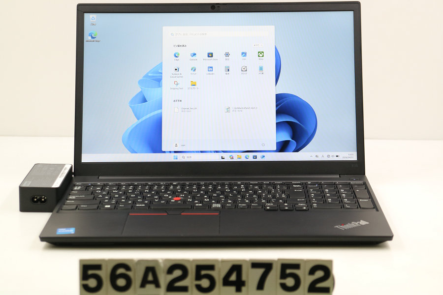 Lenovo ThinkPad E15 Gen2 Core i5 1135G7 2.4GHz/8GB/256GB(SSD)/15.6W/FHD(1920x1080)/Win11 外装割れあり【中古】【20260402】