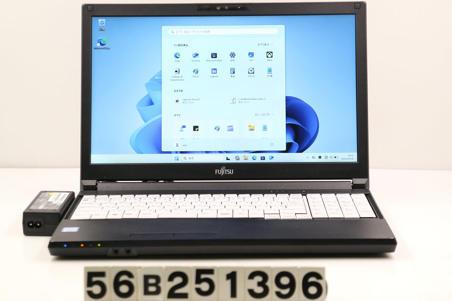 富士通 LIFEBOOK A579/B Core i3 8145U 2.1GHz/8GB/256GB(SSD)/DVD/15.6W/FWXGA(1366x768)/Win11 画面シミあり【中古】【20260325】