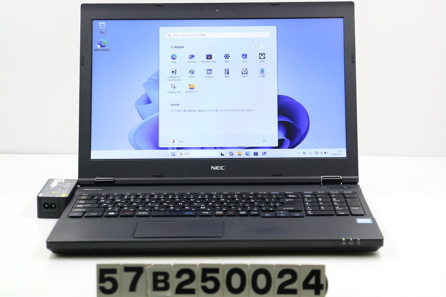 NEC PC-VKT16XZG4 Core i5 8250U 1.6GHz/8GB/256GB(SSD)/DVD/15.6W/FWXGA(1366x768)/RS232C/Win11 キー文字消えあり【中古】【20260318】