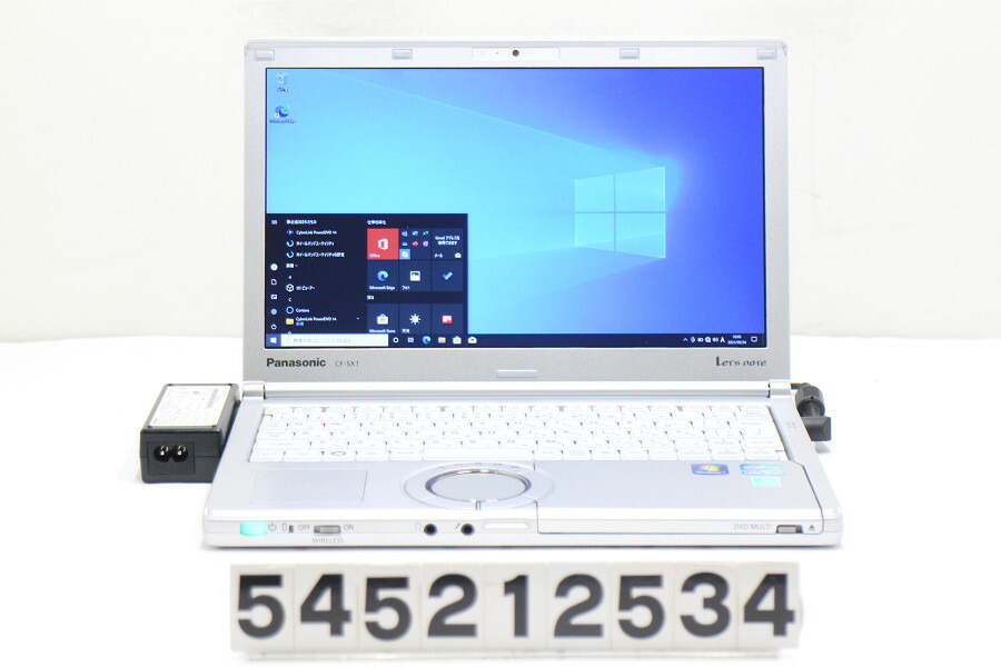 Panasonic Cf Sx1gdsys Core I5 2540m 2 6ghz 4gb 128gb Ssd Multi 12 1w Wxga 1600x900 Win10 Ac仕損ない 中古 Pasadenasportsnow Com