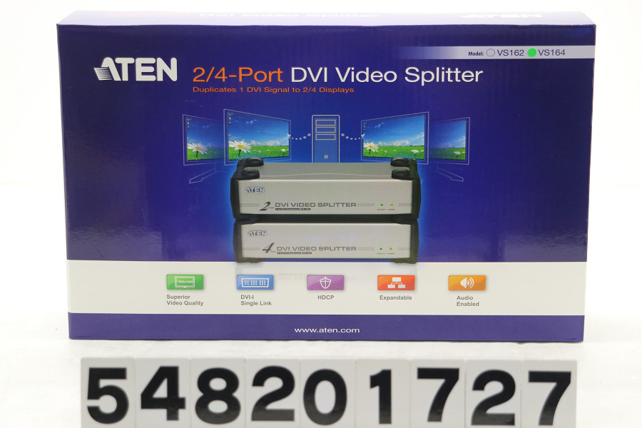 オンラインショップ】 ATEN VS174 4ポート デュアルリンクDVI オーディオ分配器
