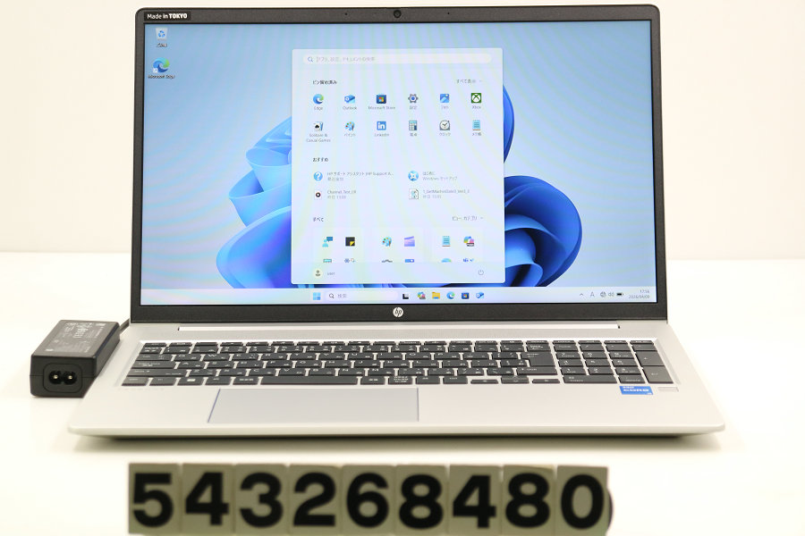 hp ProBook 450 G9 Core i5 1235U 1.3GHz/16GB/512GB(SSD)/15.6W/FHD(1920x1080)/Win11 外装変形あり【中古】【20260410】