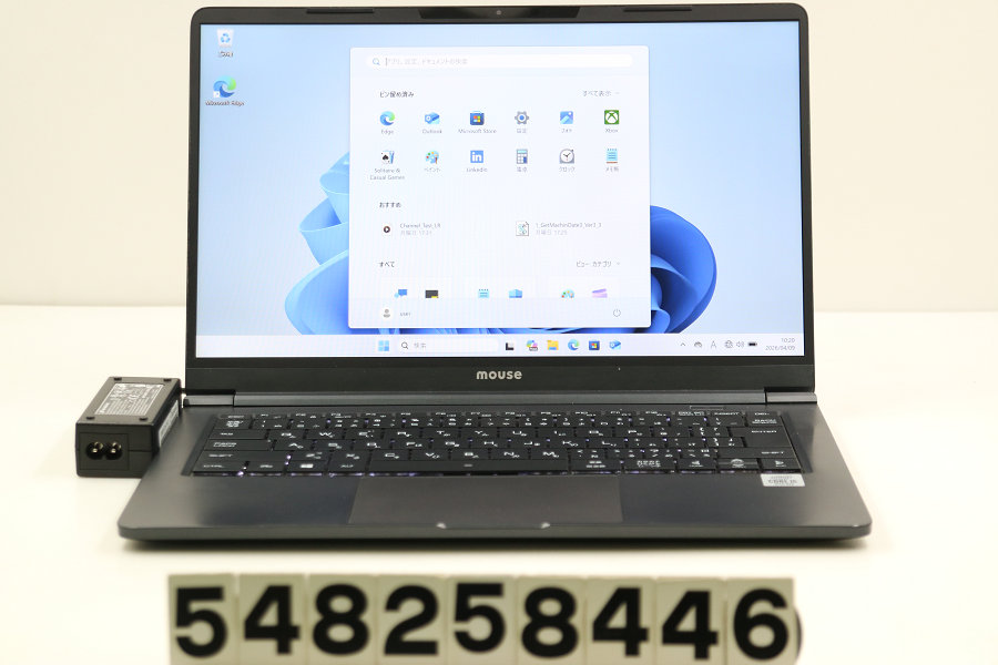 mousecomputer X4-i5CMLAB-YTV Core i5 10210U 1.6GHz/8GB/128GB(SSD)/14W/FHD(1920x1080)/Win11 ゴム足全欠損【中古】【20260410】