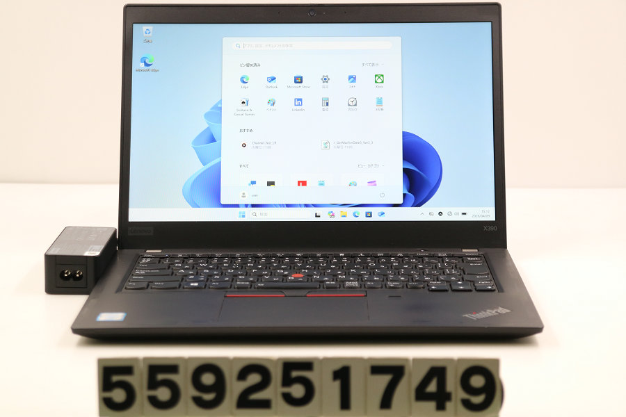 Lenovo ThinkPad X390 Core i5 8365U 1.6GHz/16GB/256GB(SSD)/13.3W/FHD(1920x1080)/Win11 画面シミあり【中古】【20260410】