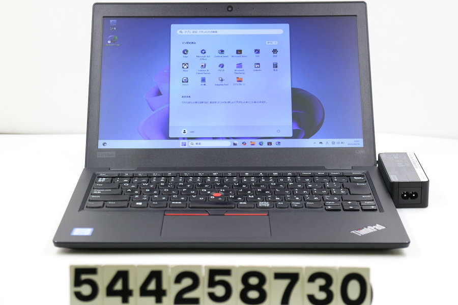 Lenovo ThinkPad L380 Core i3 8130U 2.2GHz/8GB/256GB(SSD)/13.3W/FWXGA(1366x768)/Win11 外装シール痕あり【中古】【20250620】 13,764円