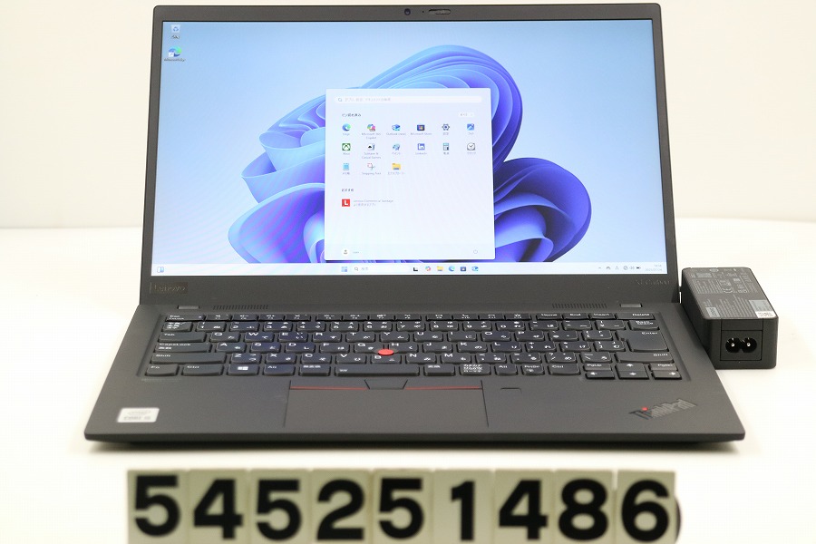 Lenovo ThinkPad X1 Carbon 8th Gen Core i5 10210U 1.6GHz/8GB/256GB(SSD)/14W/FHD(1920x1080)/Win11【中古】【20250730】