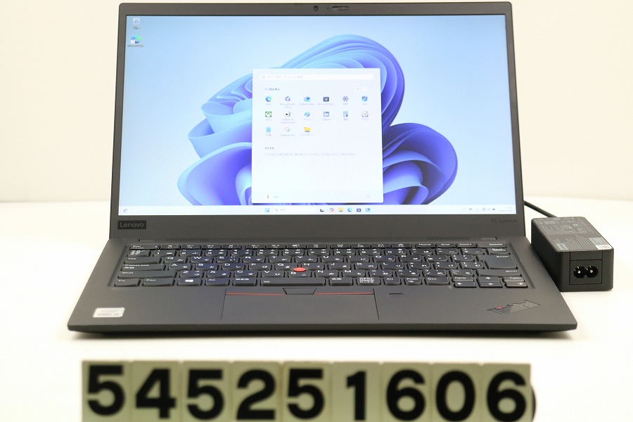 Lenovo ThinkPad X1 Carbon 8th Gen Core i5 10210U 1.6GHz/8GB/256GB(SSD)/14W/FHD(1920x1080)/Win11【中古】【20250730】