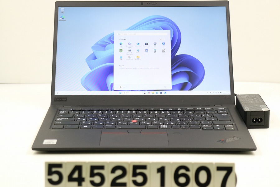 Lenovo ThinkPad X1 Carbon 8th Gen Core i5 10210U 1.6GHz/8GB/256GB(SSD)/14W/FHD(1920x1080)/Win11【中古】【20250730】