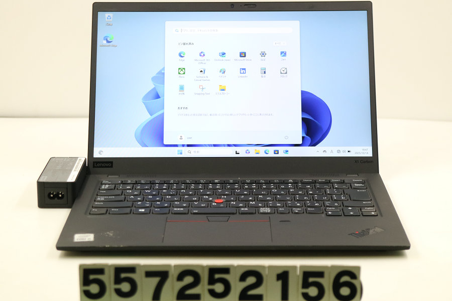 Lenovo ThinkPad X1 Carbon 8th Gen Core i5 10210U 1.6GHz/8GB/256GB(SSD)/14W/FHD(1920x1080)/Win11【中古】【20251017】