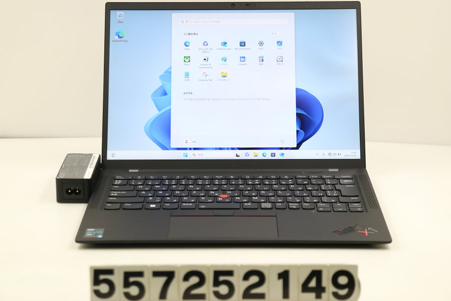 Lenovo ThinkPad X1 Carbon 9th Gen Core i5 1135G7 2.4GHz/8GB/256GB(SSD)/14W/WUXGA(1920x1200)/Win11【中古】【20251111】