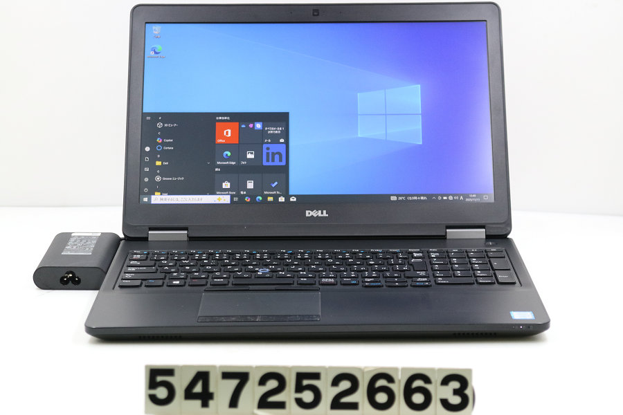 DELL Latitude E5570 Core i5 6300U 2.4GHz/8GB/500GB/15.6W/FHD(1920x1080)/Win10 クリックボタンべたつきあり【中古】【20251113】