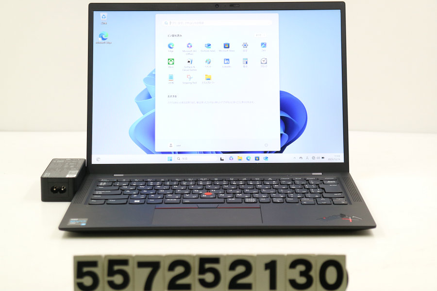 Lenovo ThinkPad X1 Carbon 9th Gen Core i5 1135G7 2.4GHz/8GB/256GB(SSD)/14W/WUXGA(1920x1200)/Win11 金棒引き不具合のある【中古】【20251217】